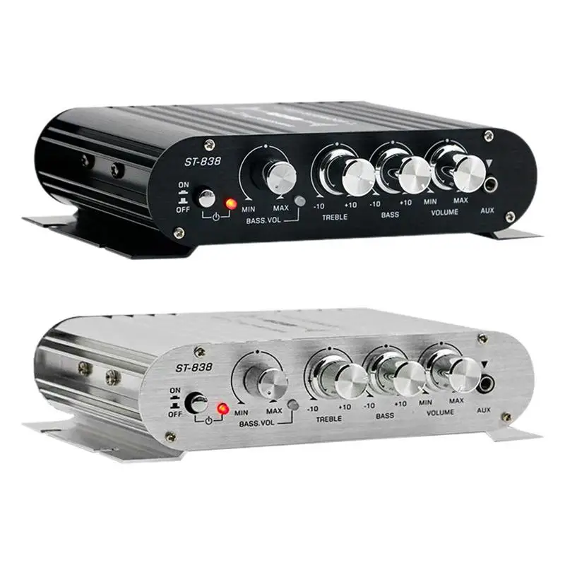 

Автомобильный усилитель динамика, 2,1 каналов, регулируемый усилитель для автомобильной аудиосистемы, автомобильная электроника для компьютера