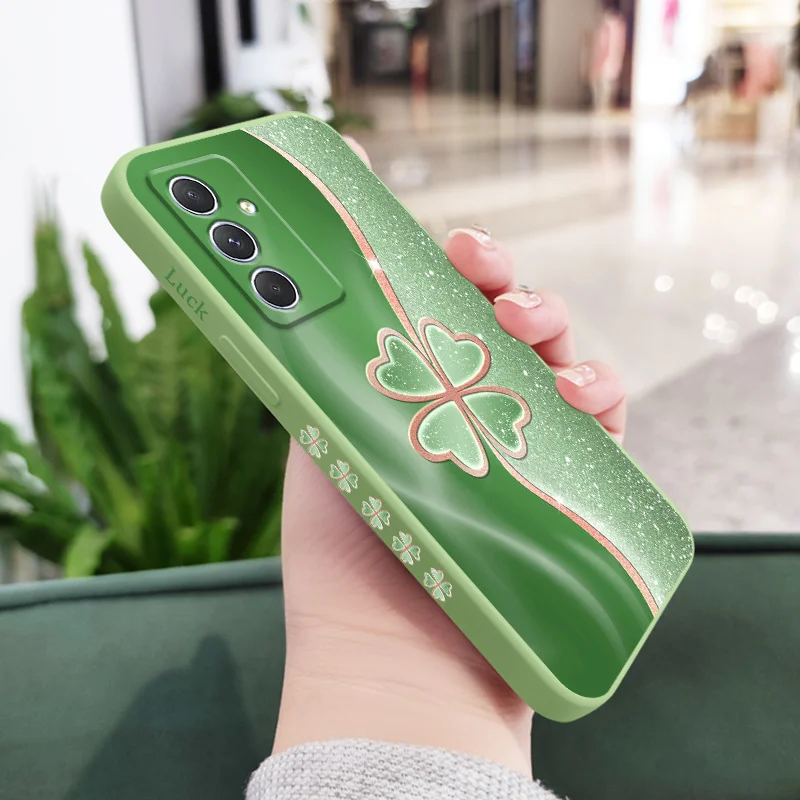 Lucky Grass Protective Phone Case - Durable Design with Enhanced Grip