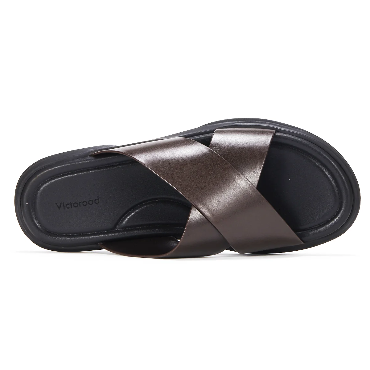 Leather Non-slip Elegant Slippers Top Grade Cowhide Vamp Soft Shoes Mens Daily Wear Comfortable Sandals