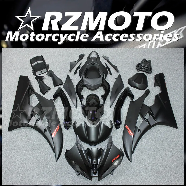 

4Gifts New ABS Motorcycle Fairings Kit Fit For YAMAHA YZF- R6 2006 2007 06 07 Bodywork Set Custom Black Glossy Matte