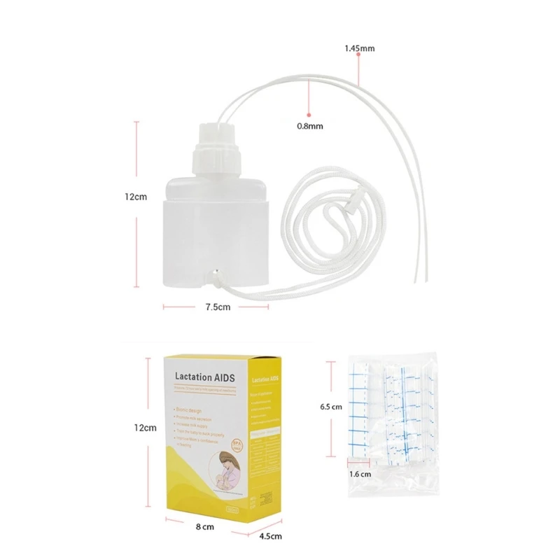 Ergonomic Milk Supplementer Milk Buddy Baby Bottle Aid A Convenient Tool Parenting Assistant ABS for Assisted Feeding 6
