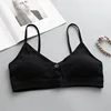 Soutien-gorge ajouré pour femme, sous-vêtements sans armatures, fitness, crop top, soutien-gorge doux, sous-vêtements sans couture
