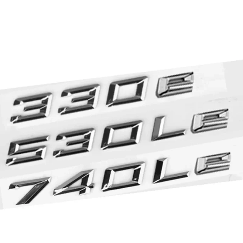 Coperchio Del Bagagliaio Posteriore Emblema Logo Badge Lettere Sticker Per Bmw 3 5 7 Series 318E 320E 325E 330E 335E 520E 528E 530E Accessori