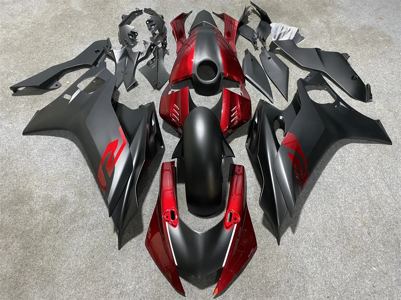 

Комплект обтекателей для мотоцикла Yamaha R6 17-22 YZF600 2017 2018 2019 2020 2021 2022 обтекатель матовый черный бордовый белый