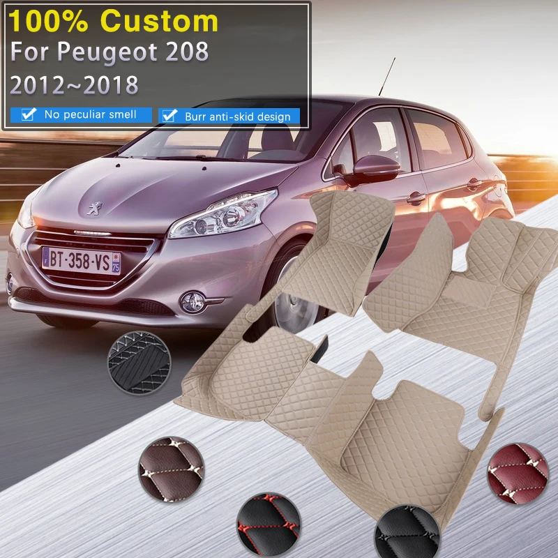Peugeot 208 tapis de sol en Caoutchouc dans le salon (4 pcs, Novline) –  acheter dans la boutique en ligne