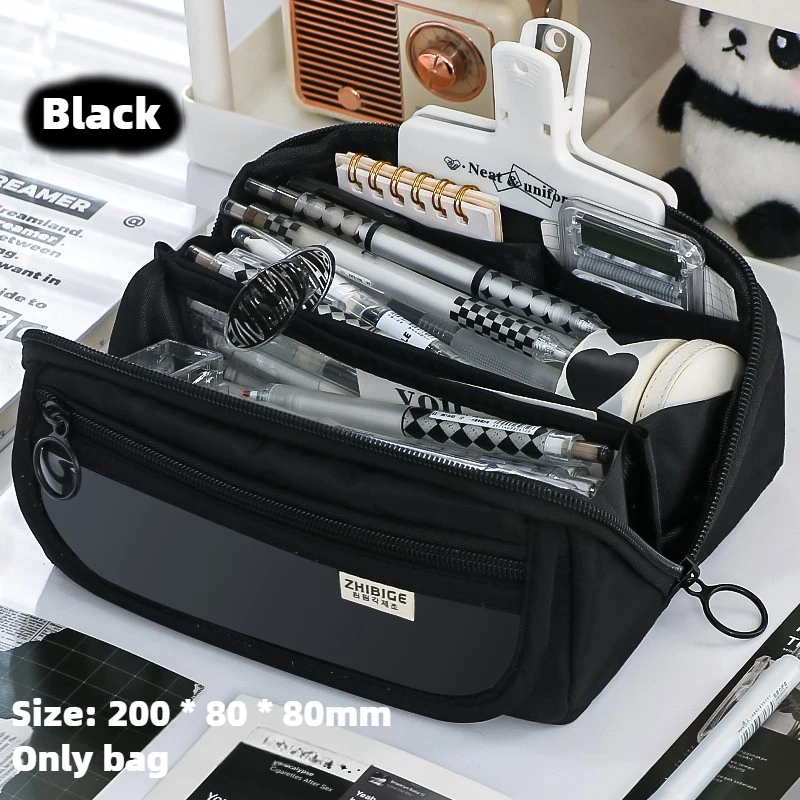 Pencil Case Large Capacity Student Stationery Multi-function