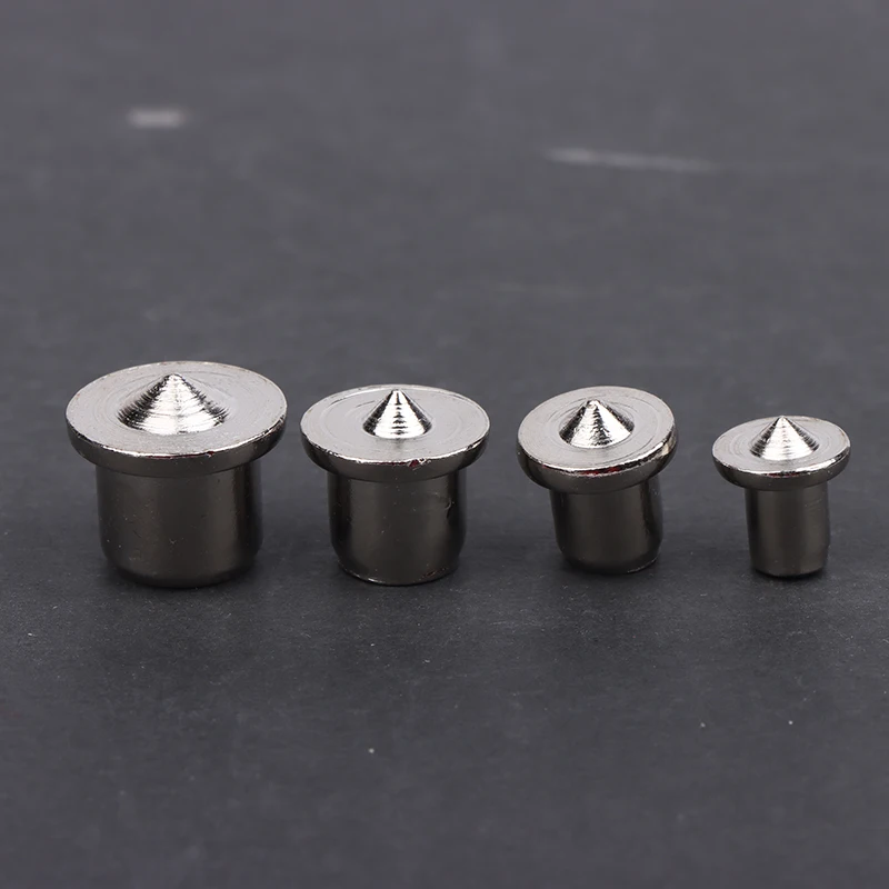 

1/4PCS Woodworking Top Locator Roundwood Punch Wooden Furniture Centering Point Drilling 1/4 Dowel Tenon Center Set