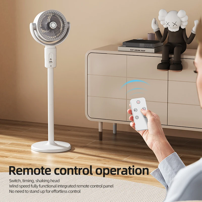 Electric fan Air turbine circulation fan Floor fan Adjustable height shaking head five-speed adjustment silent fan 6