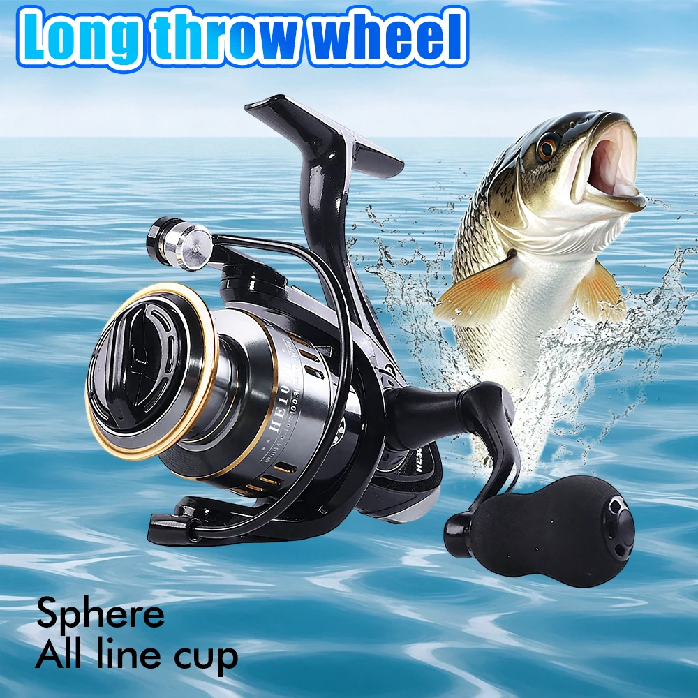 Ultra Light Metal Saltwater Spinning Fishing Reel