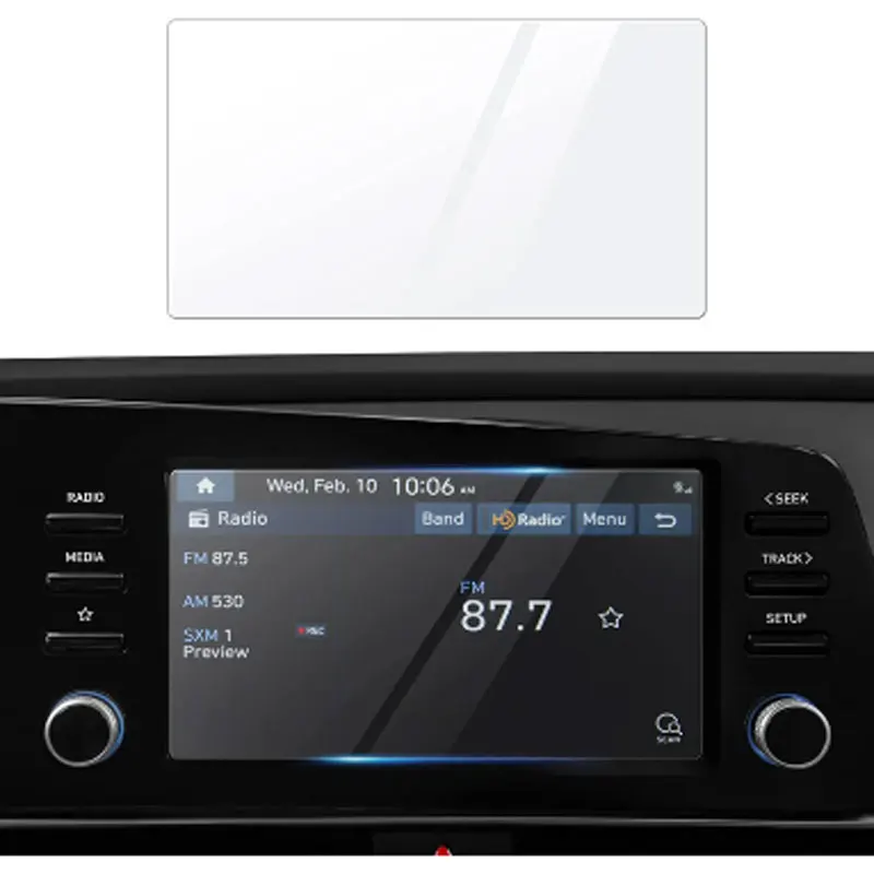 

Tempered Glass 9H Navigation Touchscreen Protective Film 8 Inch For Screen Protector Hyundai Elantra 2021 2022 2023 Accessories