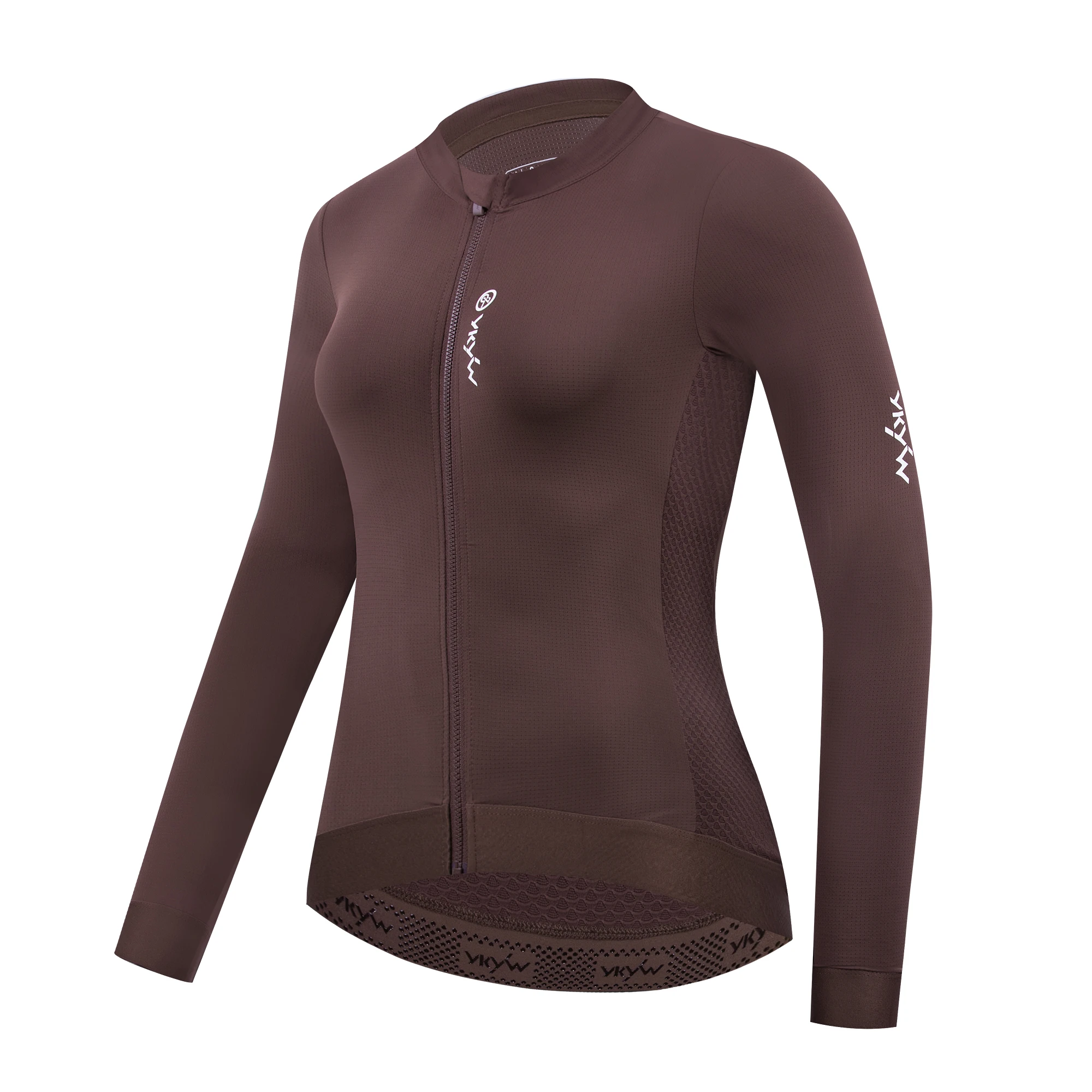 YKYWBIKE Damen Langarm-Radtrikot Pro Fahrrad-Outdoor-Bekleidung Rennrad Frühling Herbst Atmungsaktives Slim-Fit-Shirt – Detail 24