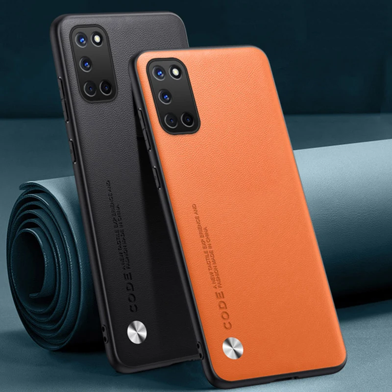 Роскошный чехол из искусственной кожи для OPPO A52, A72, A92, K7X, задняя крышка, силиконовый чехол с полной защитой для телефона, задняя крышка для Realme 7, Φ, Q2, X7, Pro Ultra
