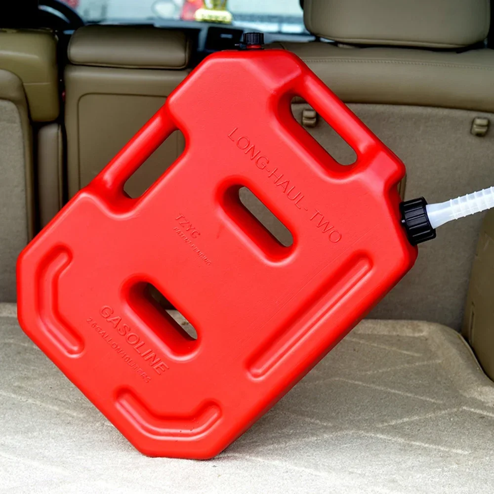 10L Liter Jerrycan Practical Long-Haul Gasoline Diesel Fuel Tank Can Pack For Offroad SUV ATV Motorcycle Tricycle Fuel Container