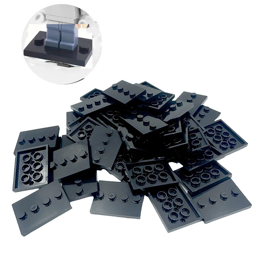20pcs City Figures Base Plate Display Holder DIY Building Blocks Doll Baseplate Accessory Bricks Compatible 88646