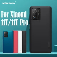 For Xiaomi 11T /11T Pro Case Genuine Nillkin Case Frosted Shield Simple Luxuly business Hard PC Back Cover For Xiaomi Mi 11T Pro 1