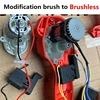 Brushless Motor Replace For 4/6/8 Inch Cordless Electric Chainsaw Upgrade Power Tools Accessory High-strength Tempered Glass 4