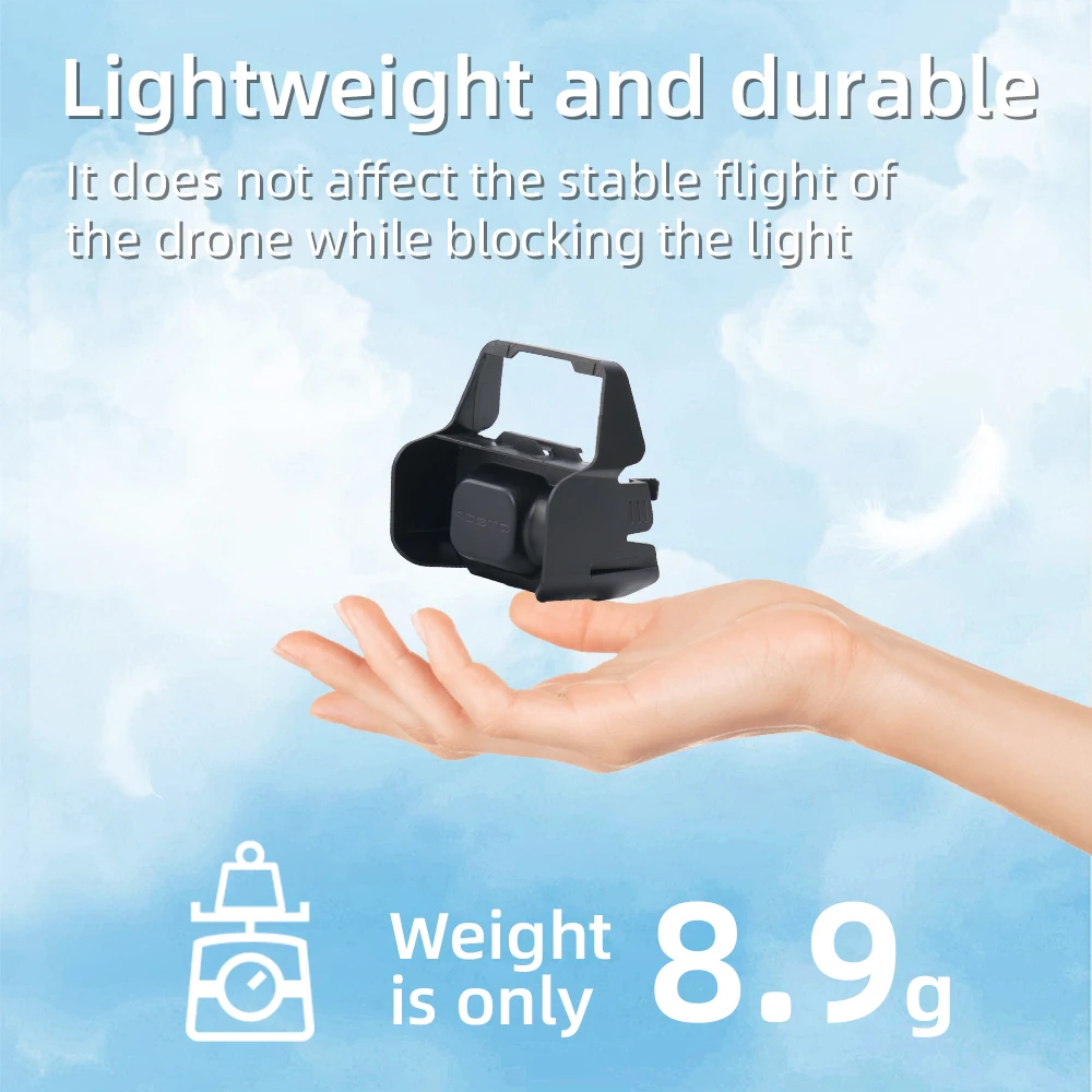 For Flip Lens Hood Quick Release Anti-Scratch Lens Protector Cap SunShade Gimba