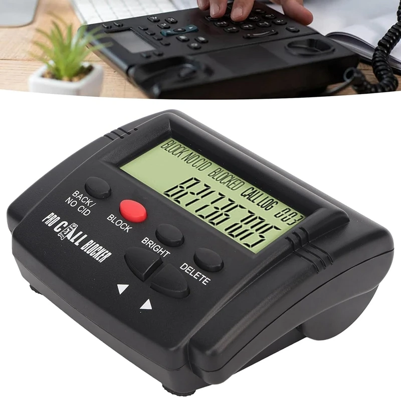 2000 Group High Capacity Call Blocker Anti-Nuisance Incoming Call Phone Blocker +LCD Display 1Set