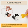 2 PCS Rug Tufting Trimmer Blades, Replacement Parts As Shown Metal Fits For All 200W Carpet Trimmer Tufting 2