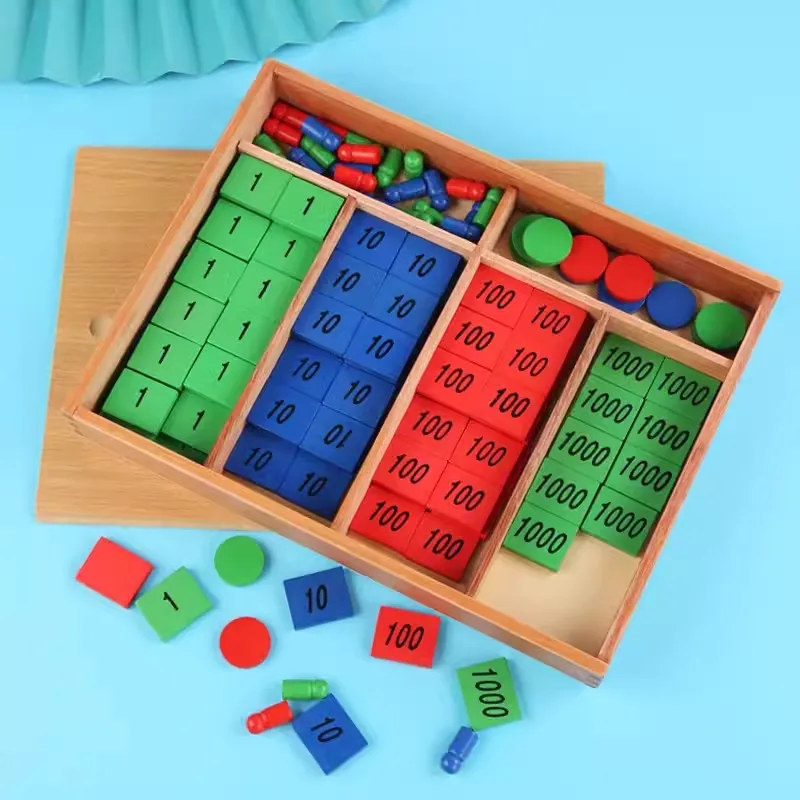 FDIT 28 PZ Building Domino Blocks Set Animal Puzzle In Legno Colorato G