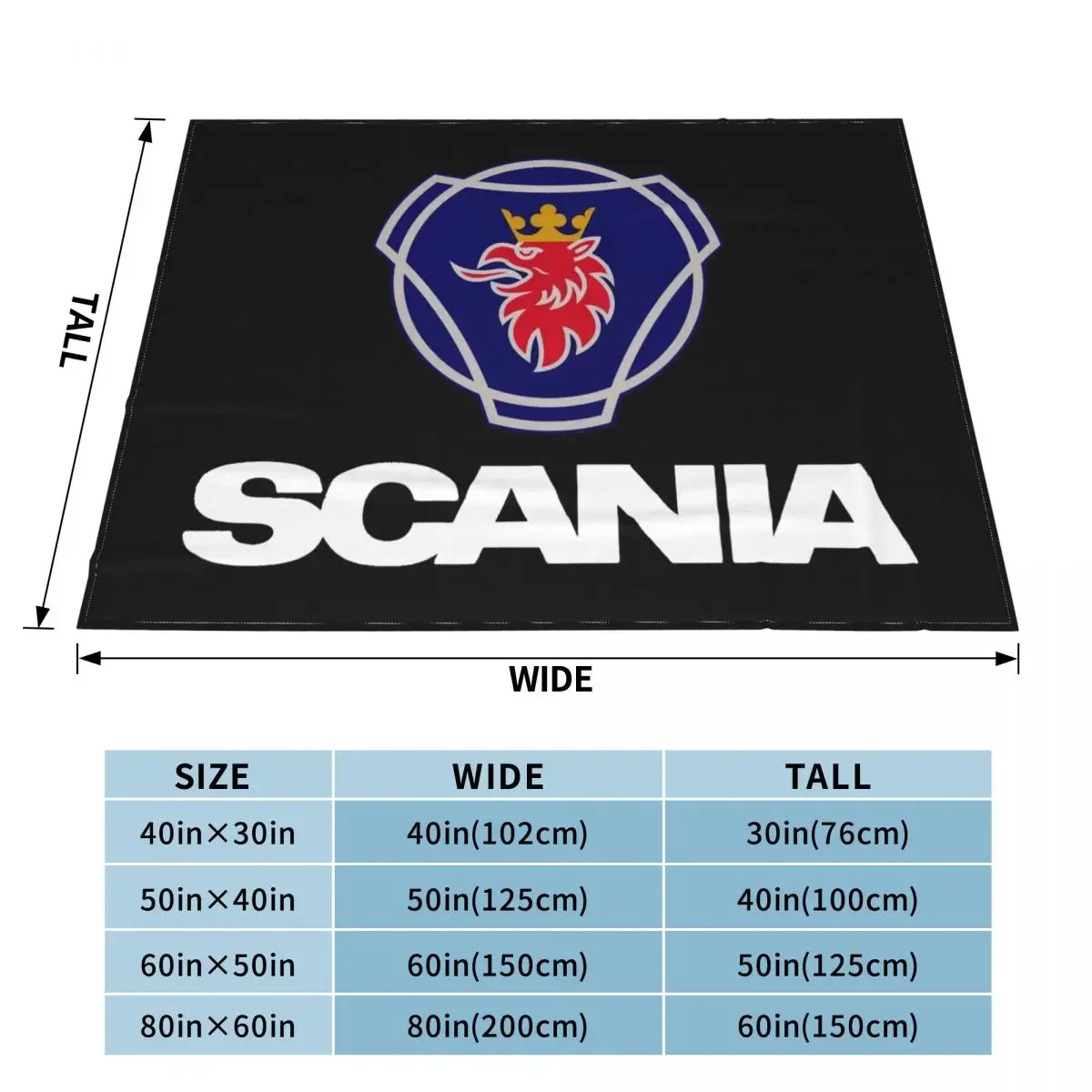 Sweden Saabs Scanias Blankets Fleece Winter Portable Lightweight Thin Throw Blanket for Bedding Travel Bedspread 6