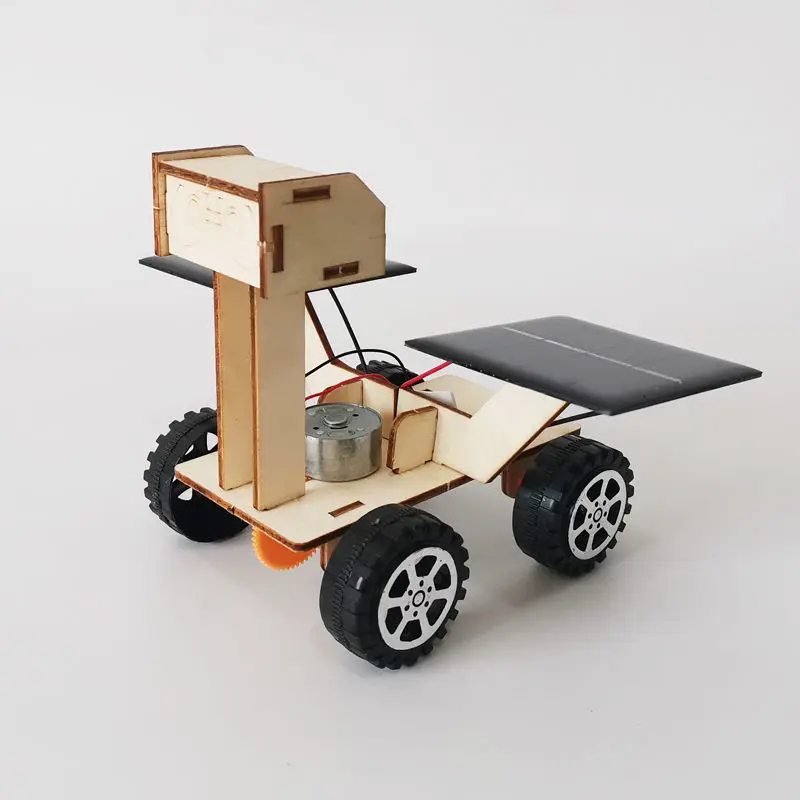 Robot Solar Rover Mars de pequeña producción para estudiantes, juguete de física, materiales hechos a mano, juguetes Stem, Ciencia y Tecnología, bricolaje