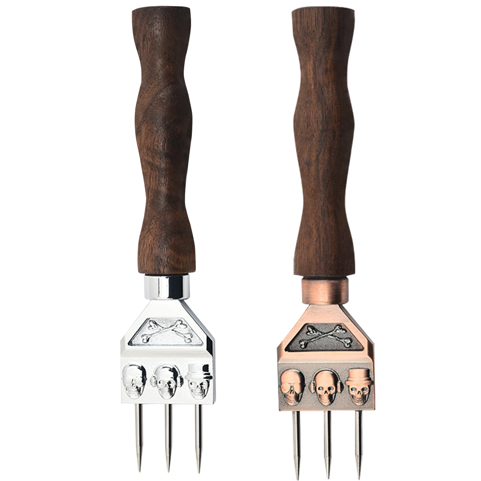 

Three-Prong Skull Ice Pick Stainless Steel Ice Chisel Crushed Ice Barware Bartender Tools Bar Accessories