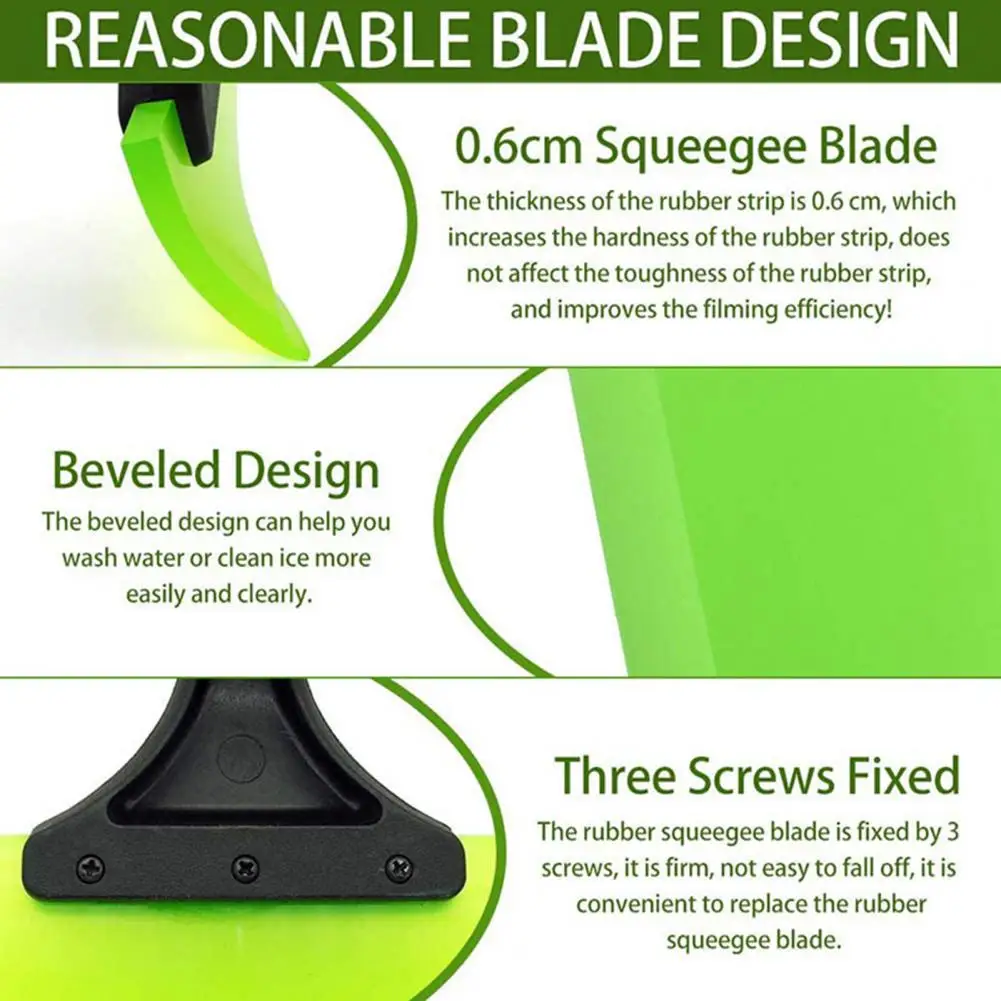 

Anti-slip Handle Car Scraper Glass Wiping Tool Winter Windshield Defrosting Ice Scraper Tool Universal for Efficient
