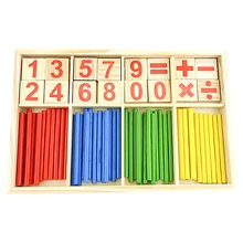 

Montessori Toys Math Educational Wooden Toy for Children Early Learning Puzzle Kids Number Counting Stick Teaching Aids for Kids