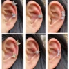 1Piece Helix Cartilage Conch Fake Without Hole Piercing Ear Cuffs Earcuff Wrap Rock Earring Non Piercing Women Clip Adjustable 3