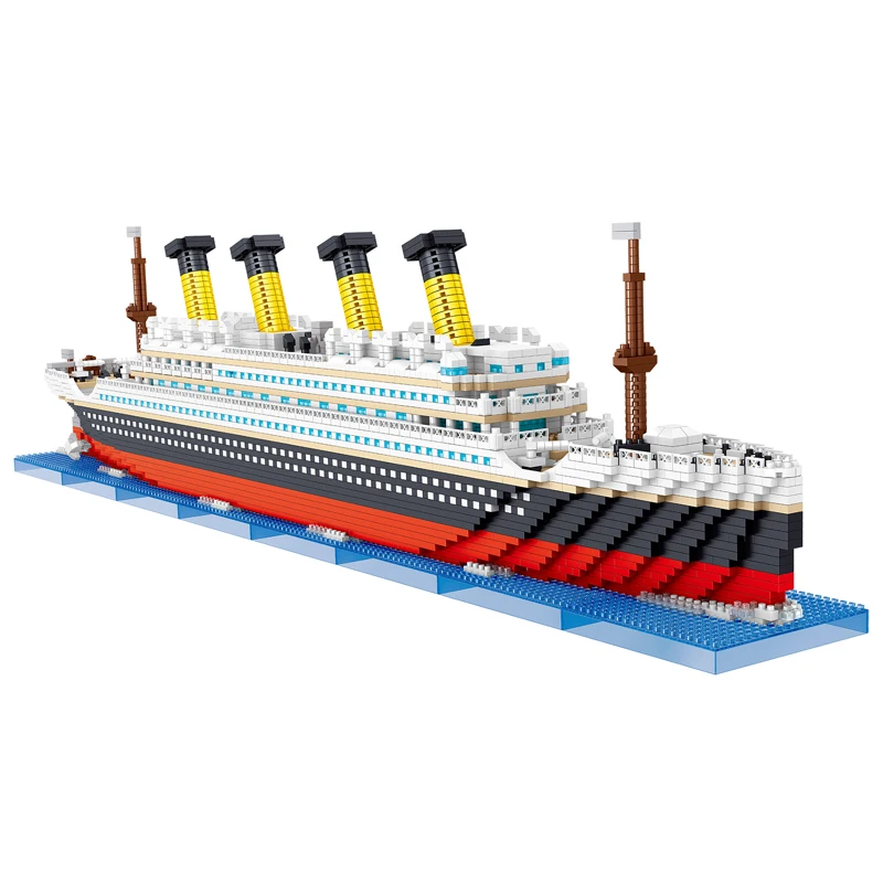 Set Blocchi Di Costruzione Modello Titanic, 2022 Pezzi, Kit Nave Fantasma, Regalo Per Adolescenti 14+, Dimensioni 73,7 Cm