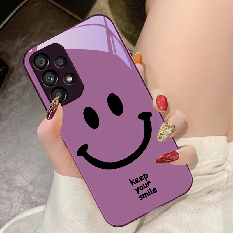 Tempered Glass Phone Case - Keep Your Smile Design