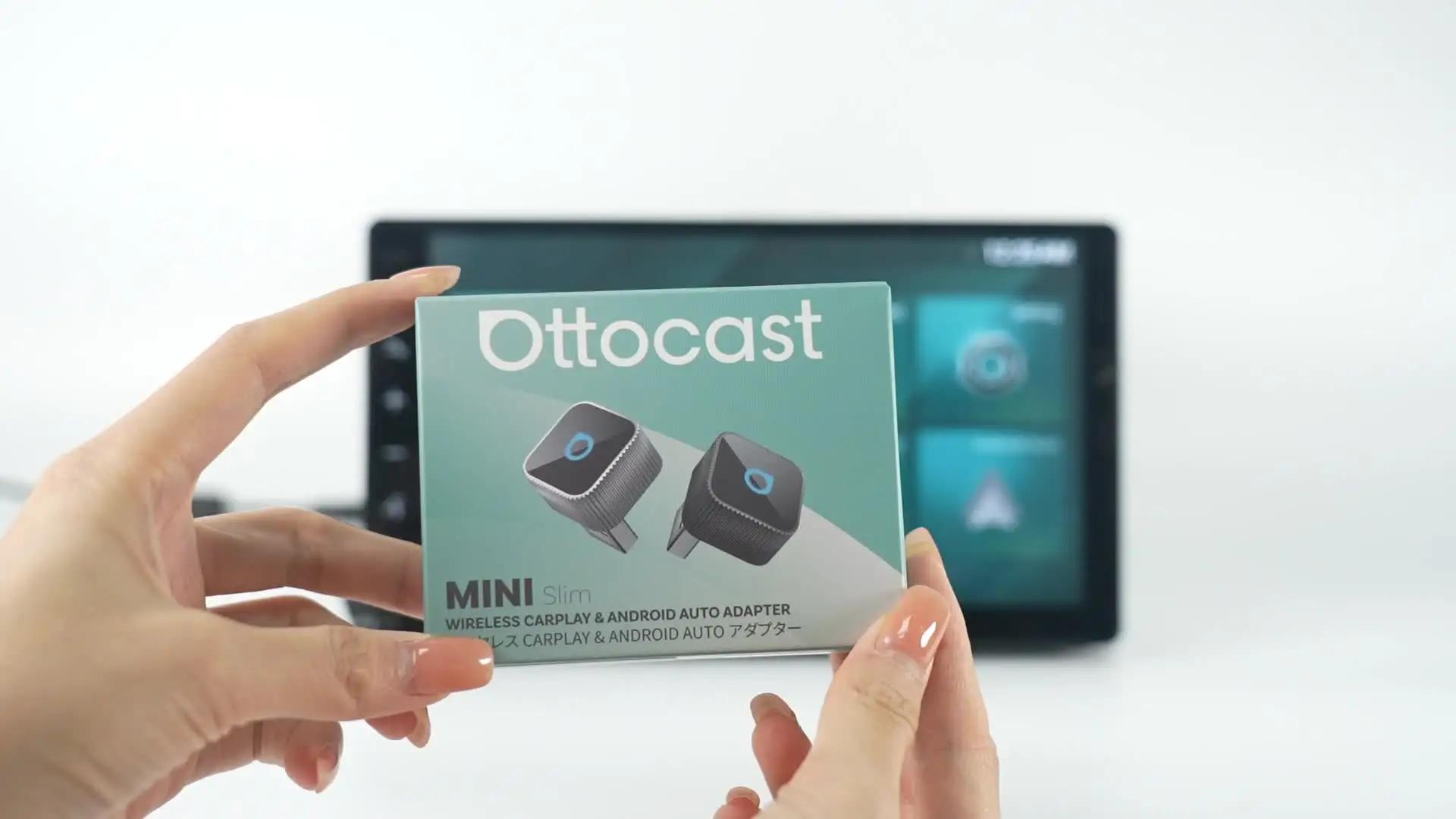 2026 Upgrade OTTOCAST Mini Slim (USB-C Editie), 2-in-1