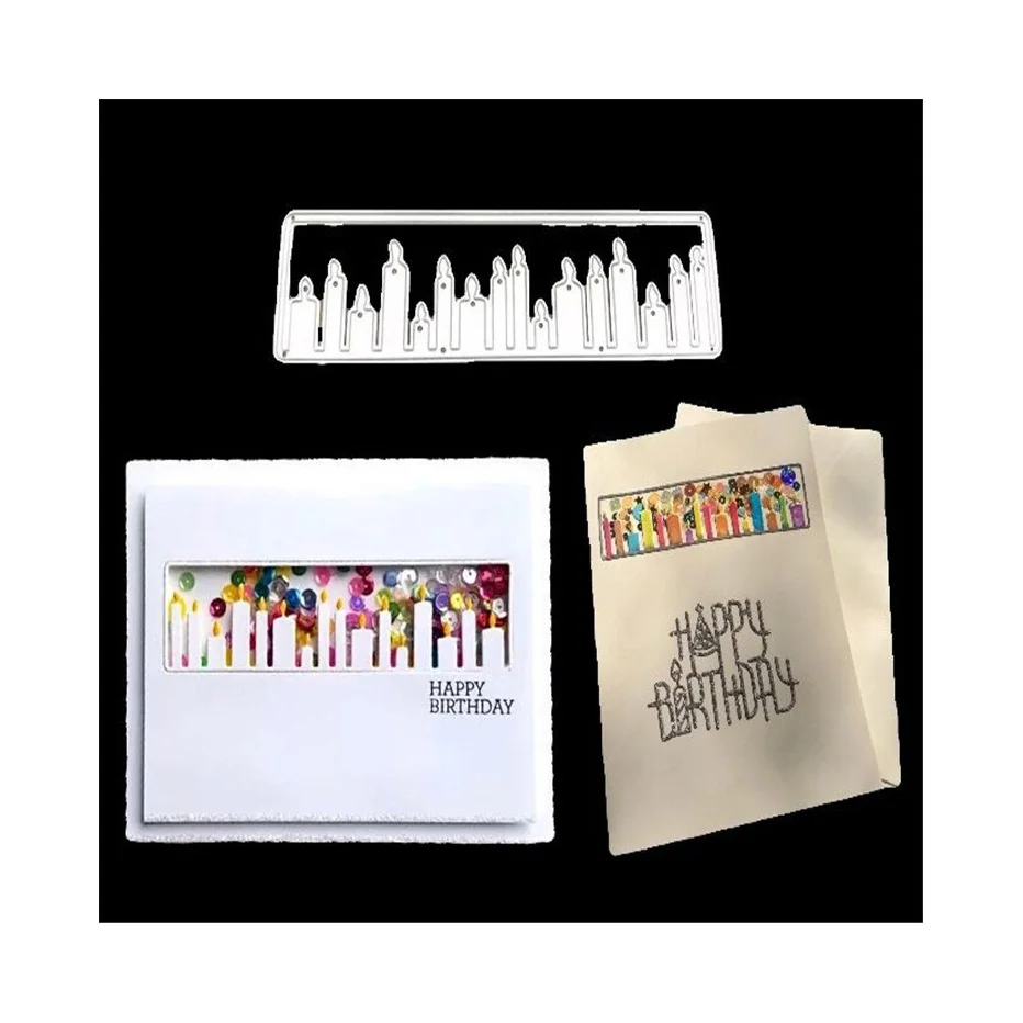 

Grass lawn border Scrapbooking Cutting Dies Yiwu stock clearance DIY Paper gift Card Making metal craft Album decoration