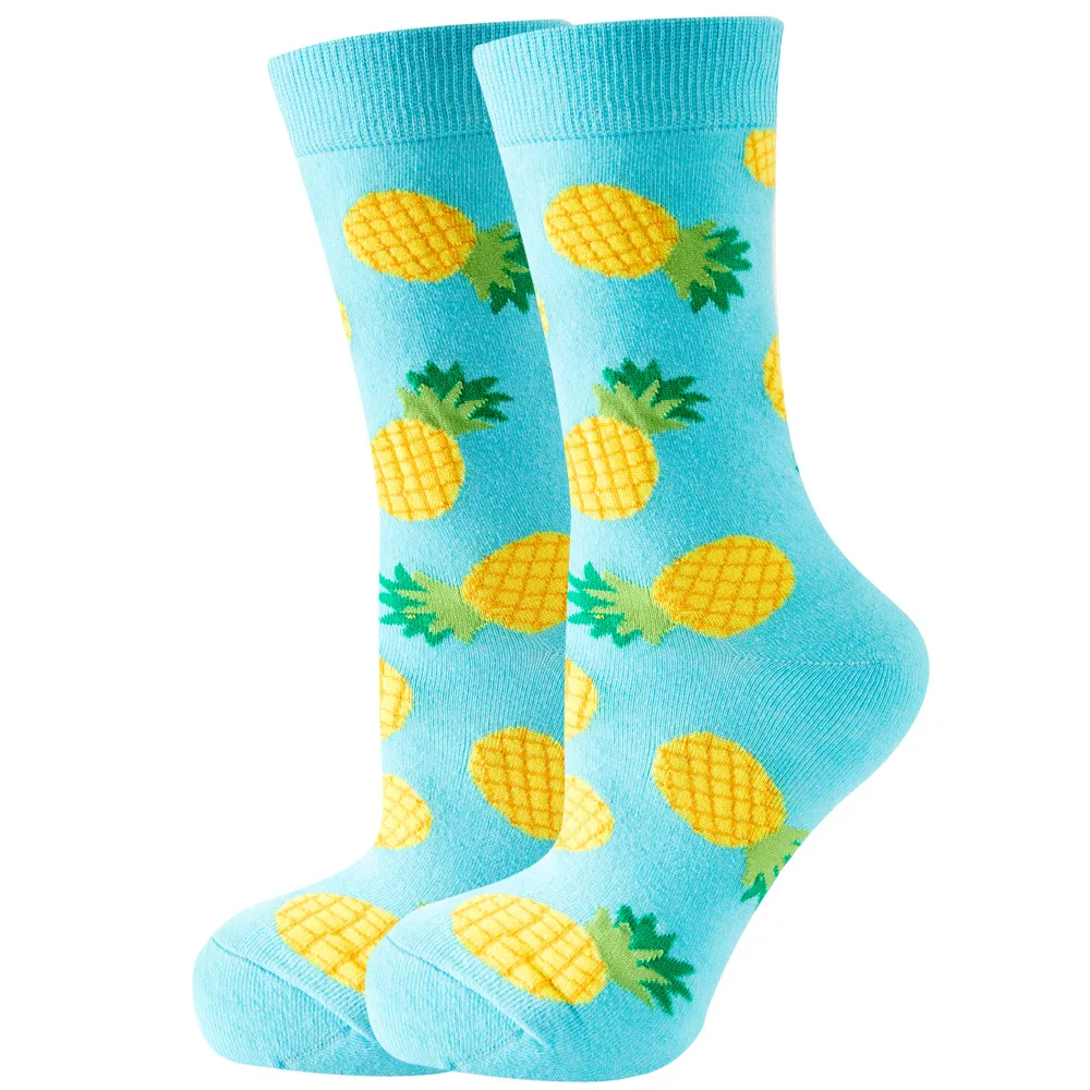 Whimsical Cartoon Animal Pattern Cotton Socks - Unisex Kawaii Style
