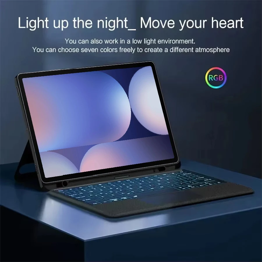 Premium Detachable Backlit Keyboard Case