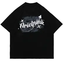 

T Shirt for Men Cotton O-neck Letters Fashion Print Top Men's Clothing 2022 Summer Short Sleeve Streetwear Oversized T-shirt Men