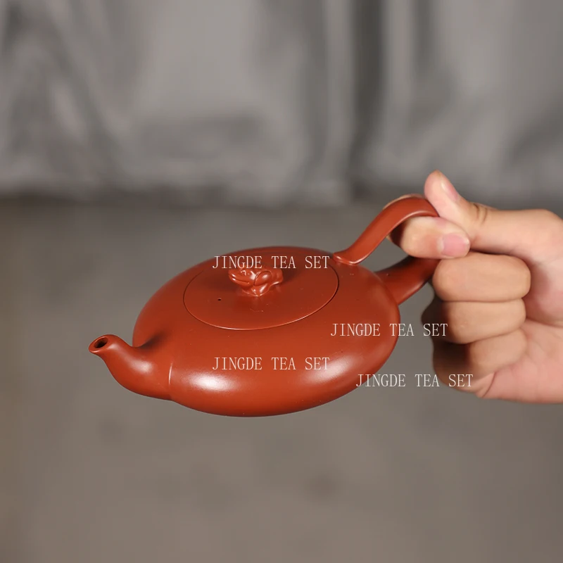 190ml Yixing Zisha Fengming Pot Kung Fu Tea Pot Zhu Ni Jin Chan Divine Lamp Pot Household Chinese Style Tea Ceremony Accessories