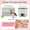 Electric Nail Clipper 3Speed Levels Automatic Nail Clipper Nail Clip Storage and LCD Light USB for Adults Seniors Babies Kids 3