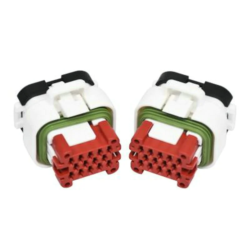 2 Pezzi Connettore Tyco Originale 776273-2 14P Bianco Femmina Guscio Impermeabile Ampseal