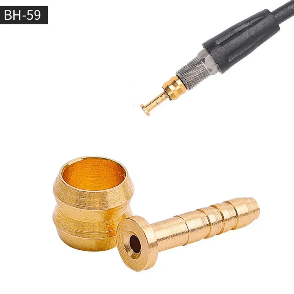 Bicycle Brake Cable End Banjo Set Connect Insert FOR Shimano Hydraulic Disc Brake Hose BH59 MTB Bike Oil Needle Olive NEW