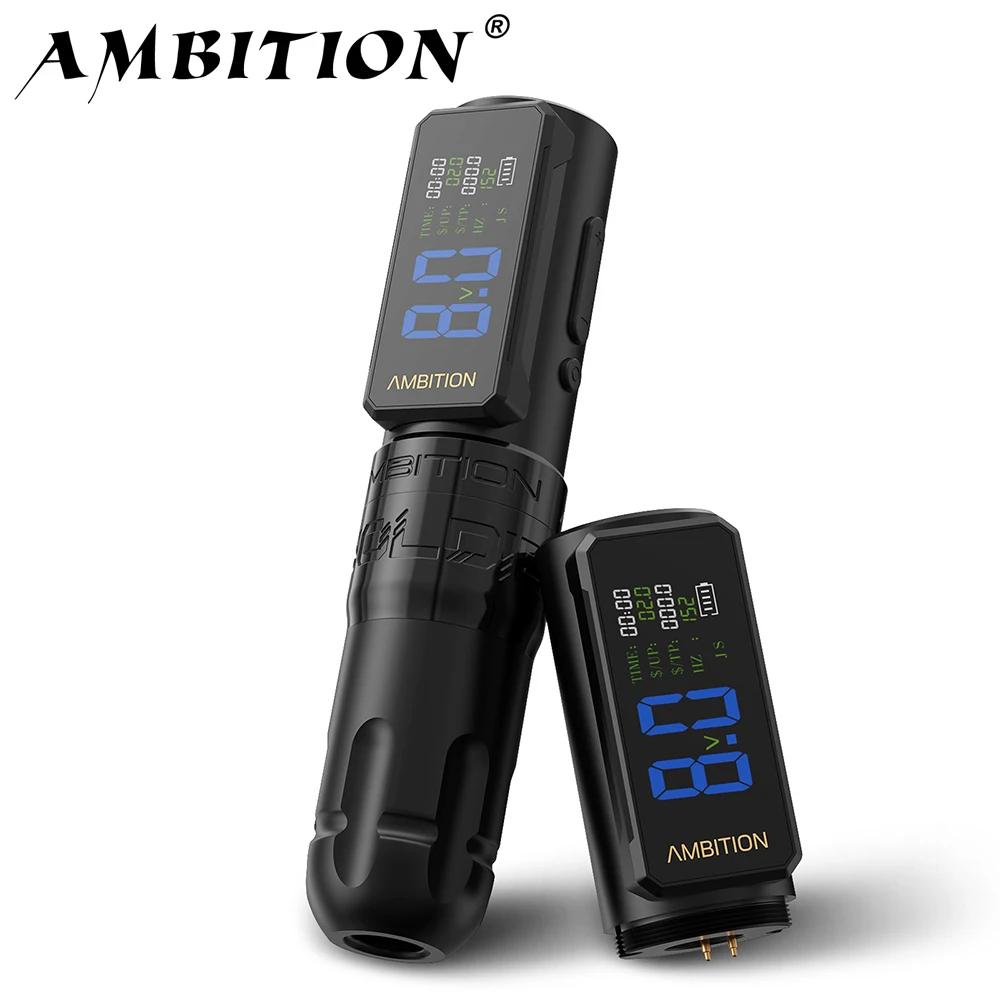 Tattoo Pen Tattoo Supplies Tattoo Motor Ambition Soldier270S Stroke 4.5 + 5.0mm Wireless Professional Brushless Motor 2400mAh Battery 1-12V for Tattoo