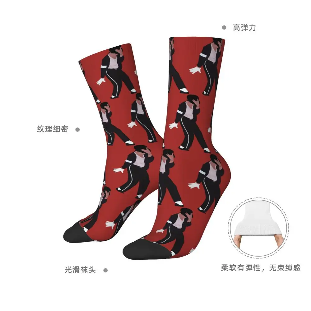 Michael 1984 Grammys Jackson Pop Art Portrait Socks Harajuku Stockings All Season Long Socks Accessories for Unisex Gifts