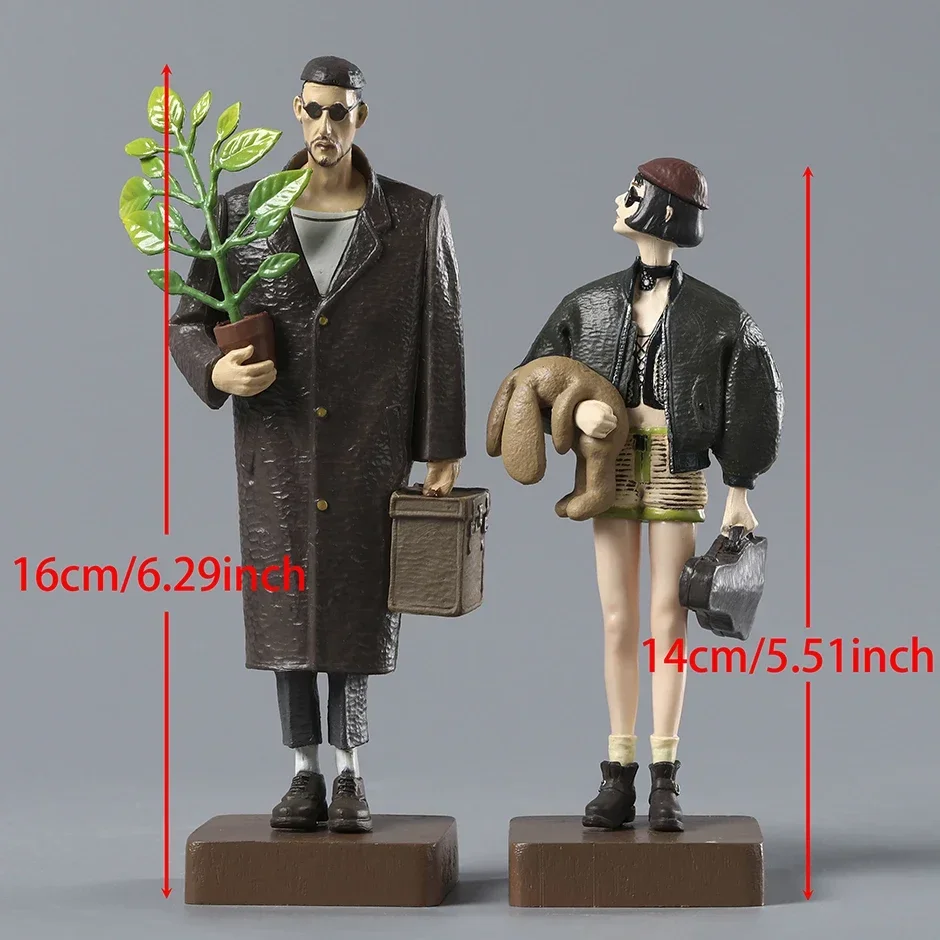 映画 L E O N (Leon.Mathilda)フィギュア 2-pack The Professional Leon Mathilda Figure Toy PVC