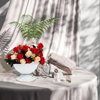 Floral Wedding Flower Pot Gold Vases Room Dried Container Bowls Golden Wrought Iron Office Plants 2