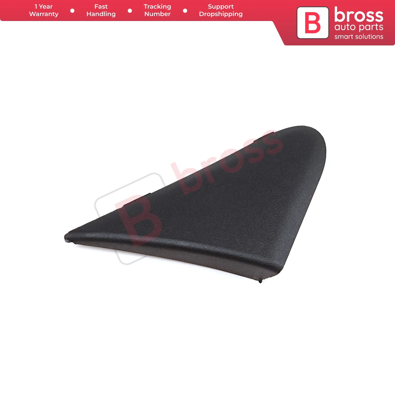 

BSP1134-2 RIGHT Side Wing Exterior Mirror Triangle Fender Corner Trim Plastic Cover for Renault Dacia Dokker Lodgy 638743083R