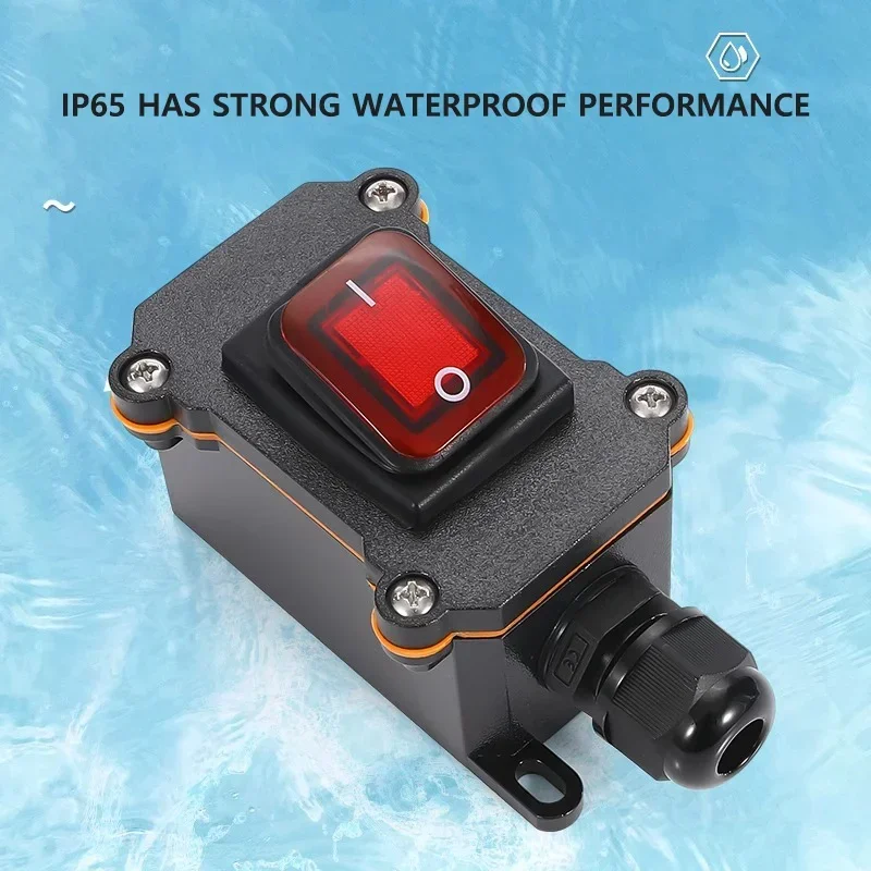 High-Performance Waterproof Switch - Dual Gear IP65 Rainproof Electrical Switch