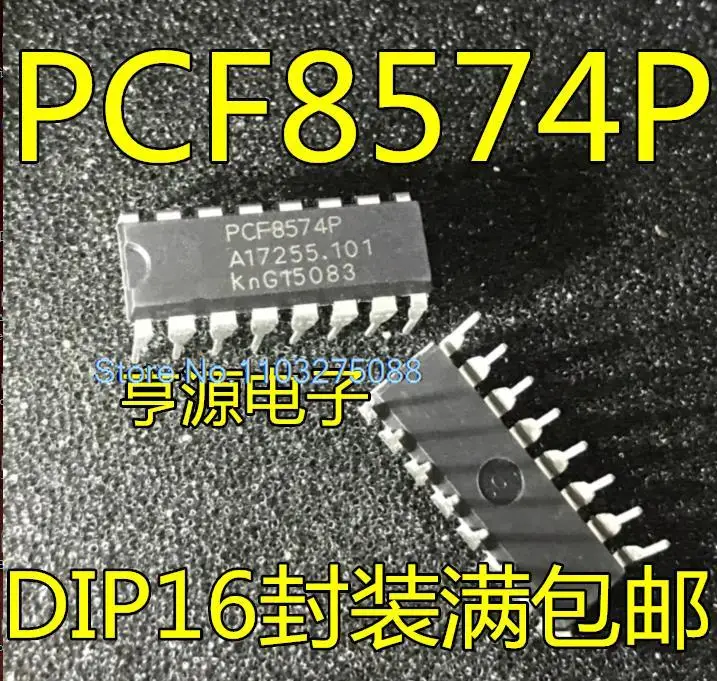 

(10PCS/LOT) / PCF8574 PCF8574P AP DIP16 New Original Stock Power chip