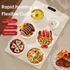 Fast Heating Food Electric Warming Tray Foldable Food Warmer Keeps Food Hot Constant Plate with Adjustable Temperature Control 1