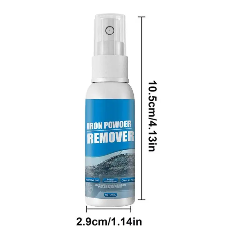 Rust Reformer Spray 30ml Multifunctional Paint Cleaner Rust Converter Automotive Car Maintenance Powder Spray Car Rust Remover